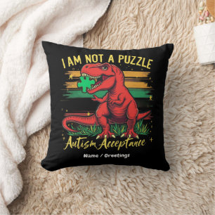 I Am Not a Puzzle Embracing Autism Acceptance Cushion