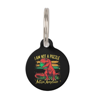 I Am Not a Puzzle Embracing Autism Acceptance Pet Tag