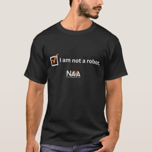 I am not a robot Black T-shirt