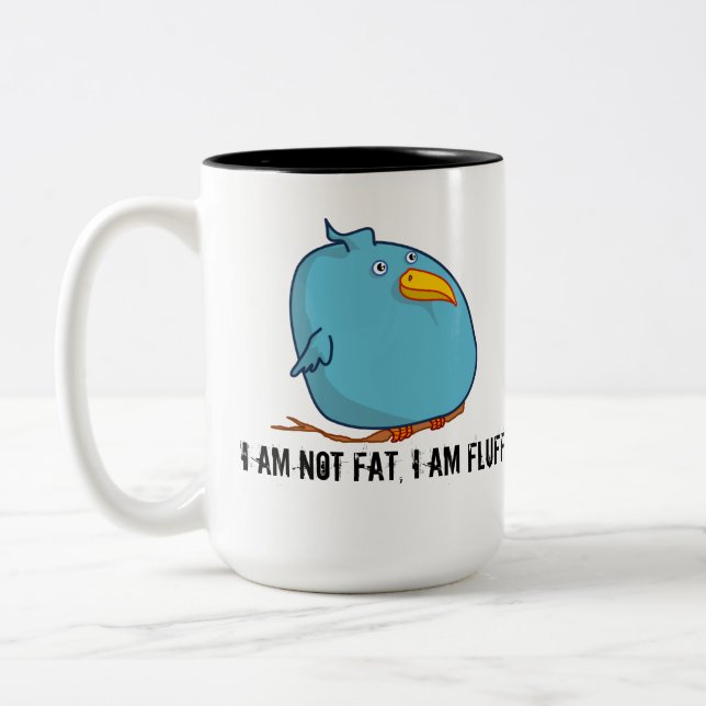 I am not Fat - I am Fluffy! Mug (Left)