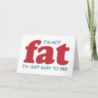 I am not fat
