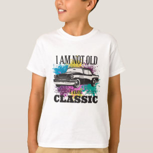 I am Not Old I am Classic Grungy Colour Splashes T-Shirt