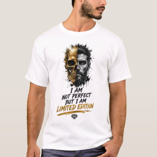 I Am Not Perfect But I Am Limited Edition – Skull  T-Shirt