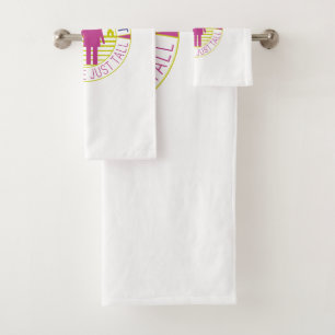 I am not short but you're just tall bath towel set