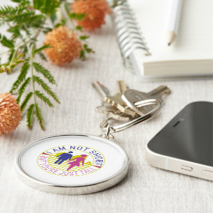I am not short but you're just tall key ring