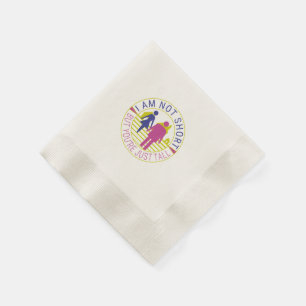 I am not short but you're just tall napkin