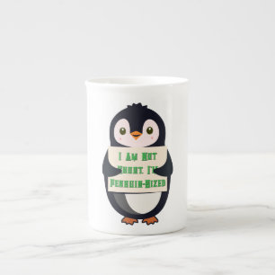 I Am Not Short, I Am Penguin-Sized Bone China Mug
