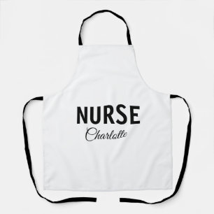 I am nurse medical expert add your name text simpl apron