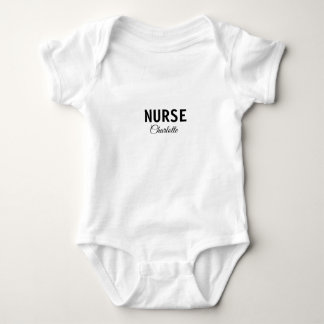 I am nurse medical expert add your name text simpl baby bodysuit