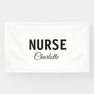 I am nurse medical expert add your name text simpl banner