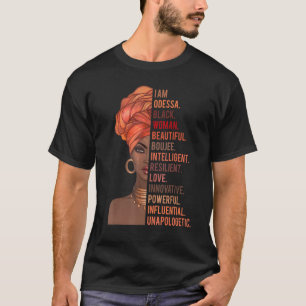 I Am Odessa Black Woman History Month 2020 Pride M T-Shirt
