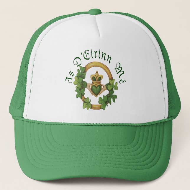 I Am Of Ireland Trucker Hat (Front)