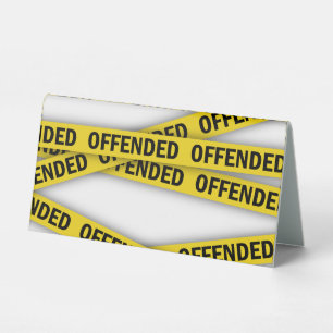 I am offended police tape do not cross