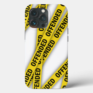 I am offended police tape do not cross iPhone 13 pro case