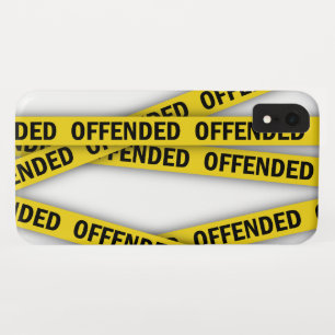 I am offended police tape do not cross iPhone XR case