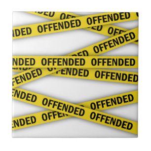 I am offended police tape do not cross ceramic tile