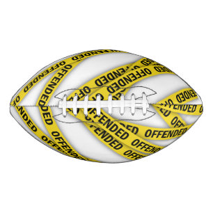 I am offended police tape do not cross football