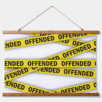 I am offended police tape do not cross