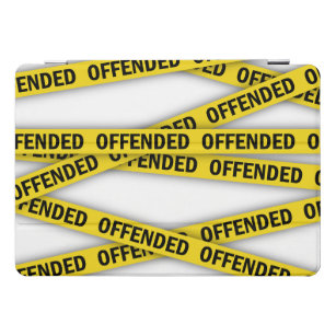I am offended police tape do not cross iPad pro cover