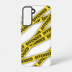 I am offended police tape do not cross samsung galaxy case