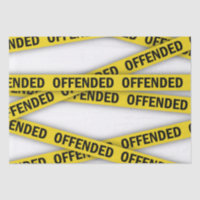 I am offended police tape do not cross
