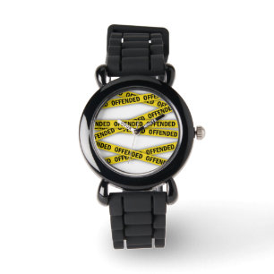 I am offended police tape do not cross watch