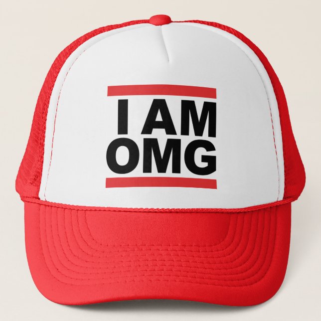 I Am OMG Trucker Hat (Front)