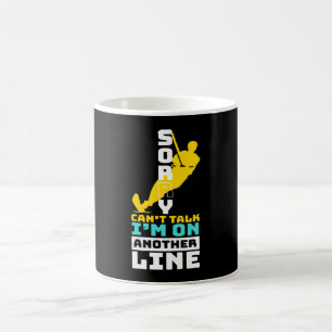 I Am On Another Line Waterskiing Coffee Mug