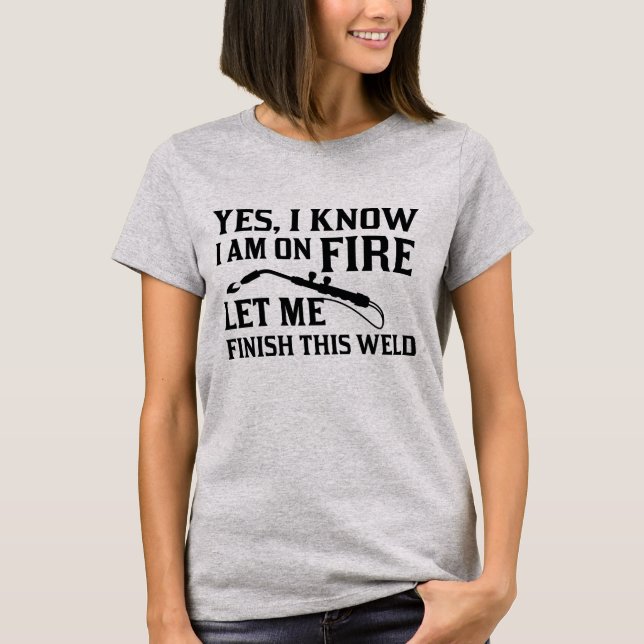 I Am On Fire T-Shirt (Front)