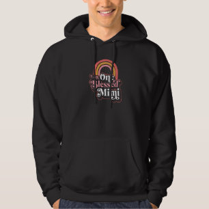 I Am One Blessed Mimi Bohemian Rainbow Boho Mother Hoodie