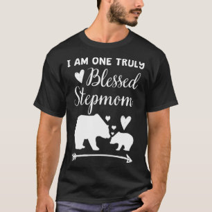 I Am One Truly Blessed Stepmom Bear & Baby Cub Mom T-Shirt