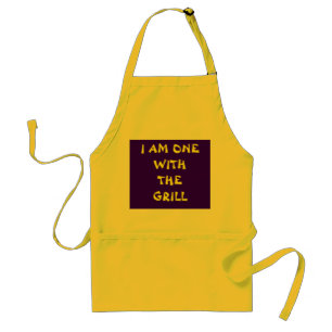 I AM ONE WITH THE GRILL STANDARD APRON