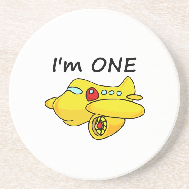 I am One, Yellow Plane Coaster (Front)