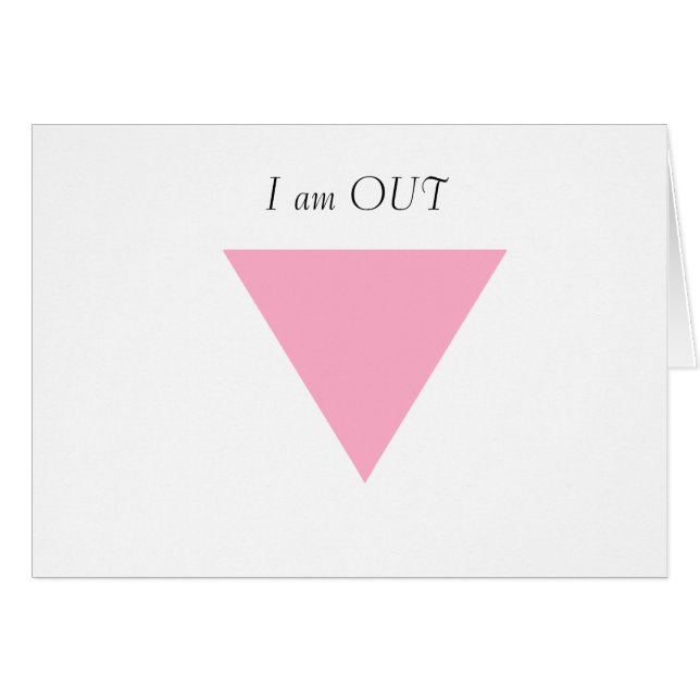 I am OUT card (Front Horizontal)
