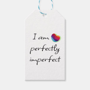 I am perfectly imperfect gift tags