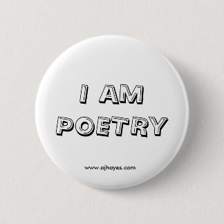 I Am Poetry Button w/Website