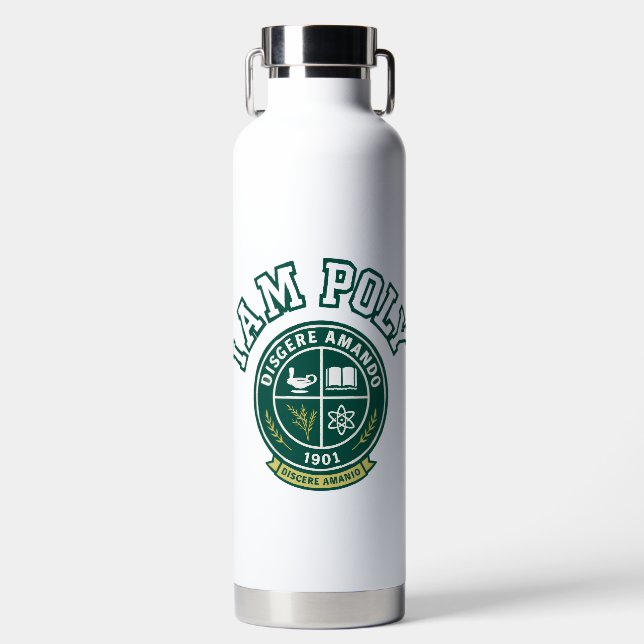 I AM POLY 32oz Water Bottle (Front)