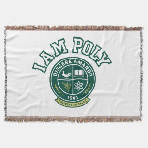 I AM POLY Throw Blanket