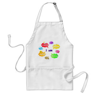 I Am Positive Affirmations Words Self Love Standard Apron
