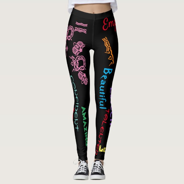 I AM - Positively Me Leggings (Front)