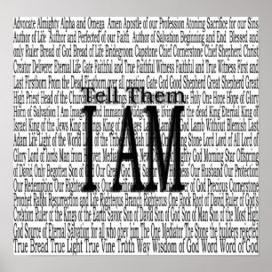 I AM POSTER