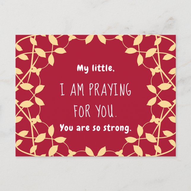 I Am Praying For You - Postcard (Front)
