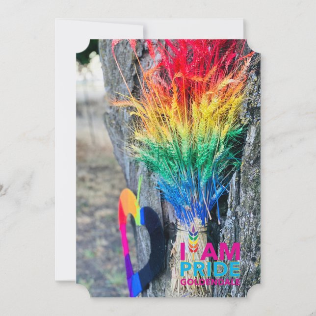 I AM PRIDE 5x7 Blank Greeting Card (Front)