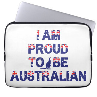 I am proud to be Australian   Laptop Sleeve
