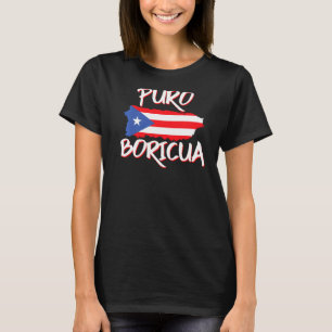 I Am Proud To Be Puerto Rican Soy Boricua Puerto R T-Shirt