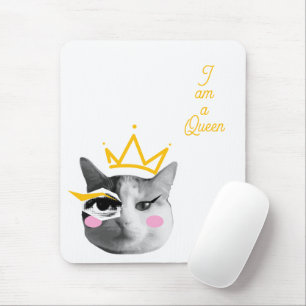 I Am Queen – Elegant funny Mouse Pad