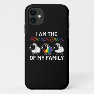 I am rainbow sheep of my family Sheep Gift iPhone 11 Case