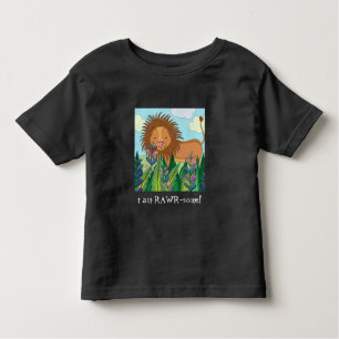 i am RAWR-some! Cute colourful lion Toddler T-Shirt