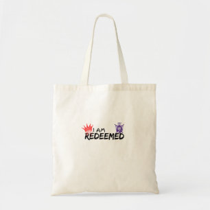 I Am Redeemed Christian Tote Bag