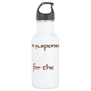 I am responsible for the energy I share.png 532 Ml Water Bottle